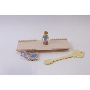 Fisher-Price, 1989 Precious Places, Dad at Work, Miniature, Playset with a